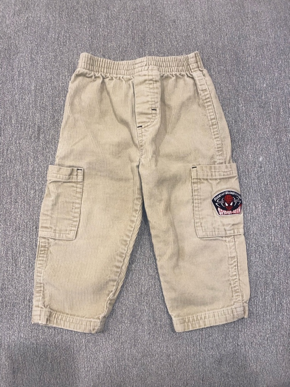 Marvel Y2K Amazing Spider Man Corduroy pants 18 month